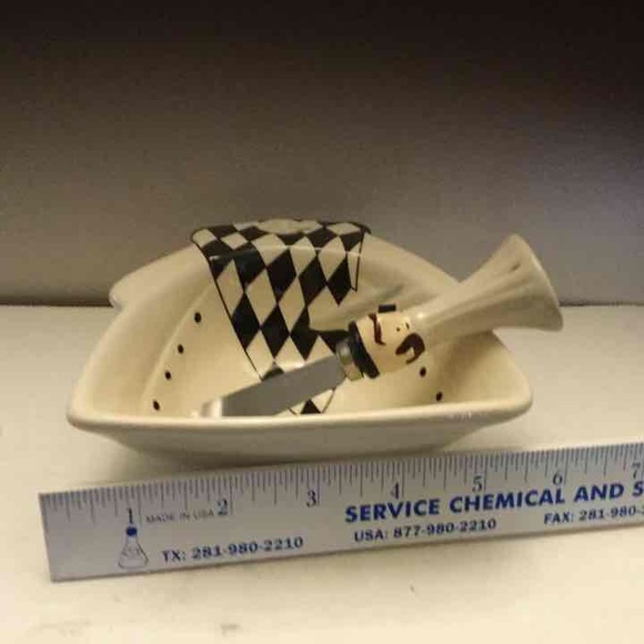 🆕👨‍🍳AUCTION PRICE 👩🏻‍⚖️Cute Chef Bowl With Spreader - Picture 3 of 3